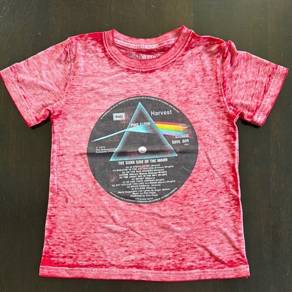 Pink Floyd Other - Pink Floyd Red Prism Design Short Sleeve Tee